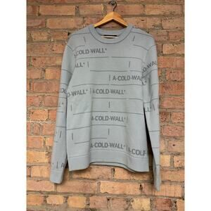 A Cold Wall* Icy Blue Crewneck Sweater